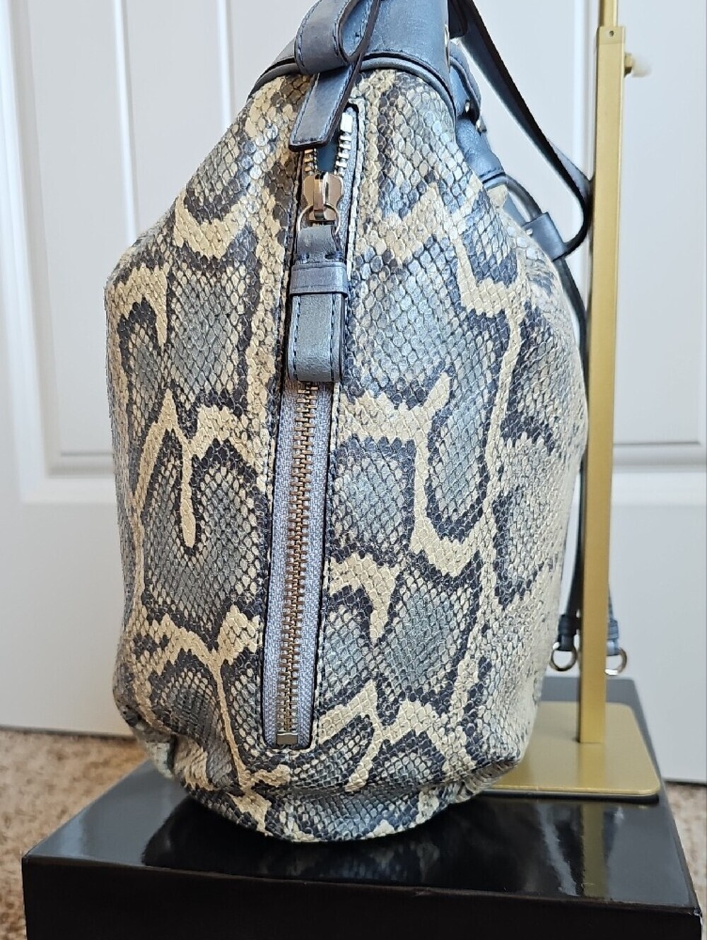 Coach 2011 Madison Marielle Python Drawstring Bucket Bag 17019 EUC - Picture 7 of 12